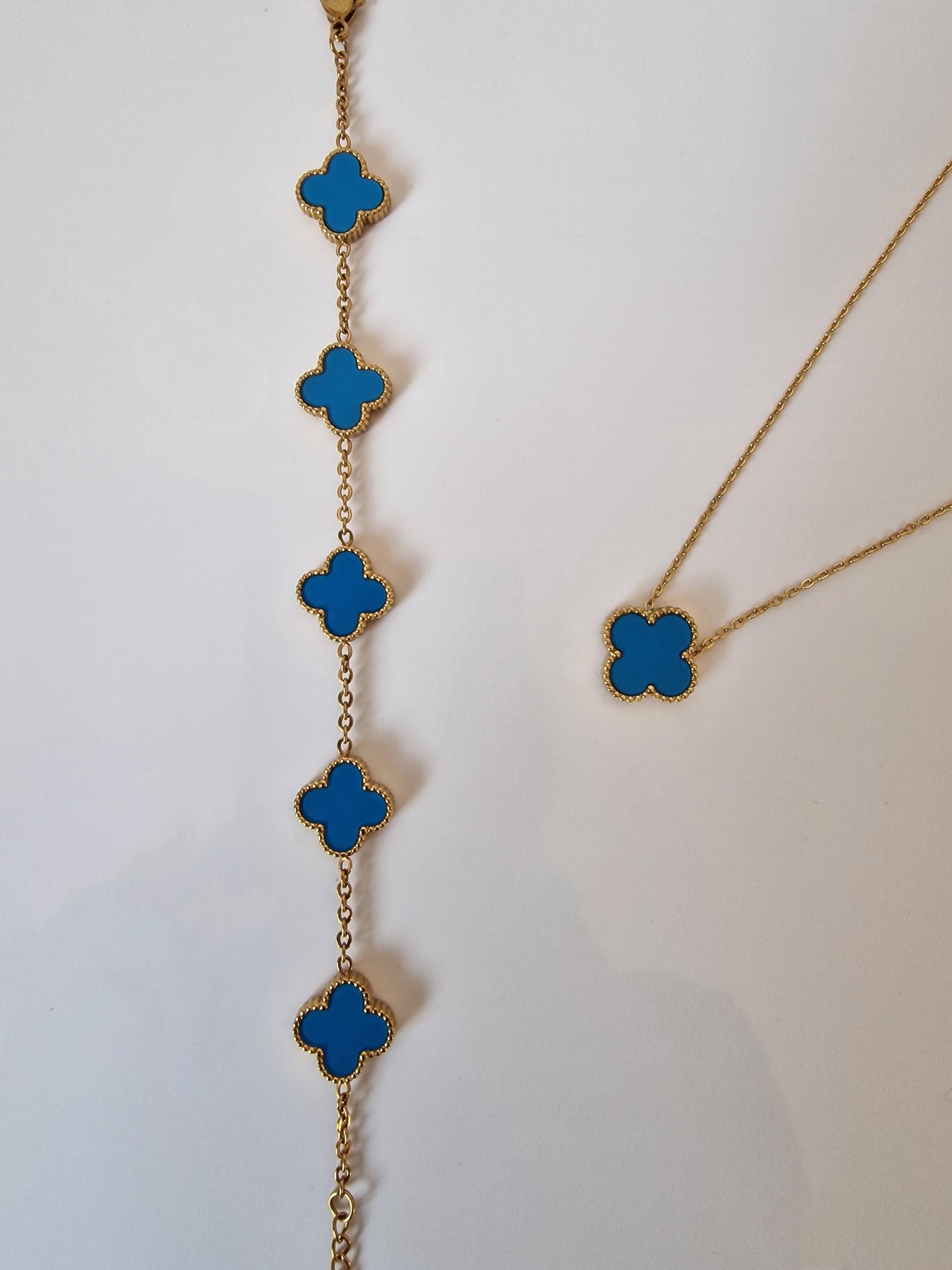 Blue Charm Necklace