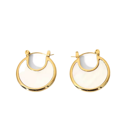 ELA Earrings (white)