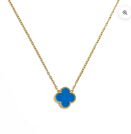 Blue Charm Necklace