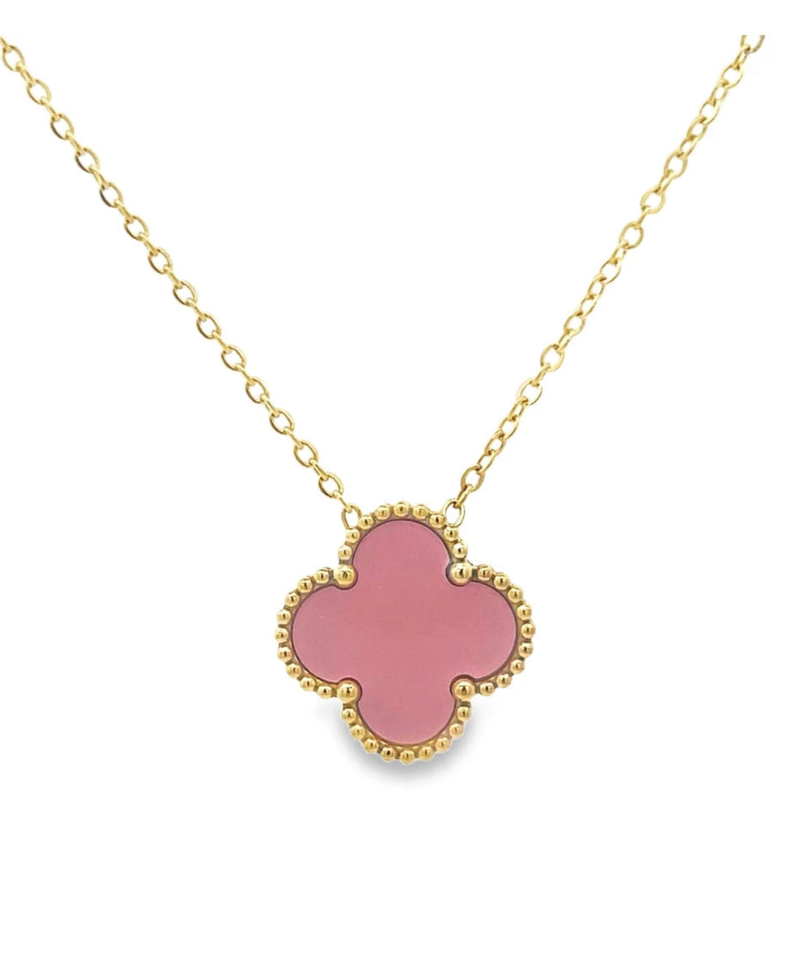 Pink Charm Necklace