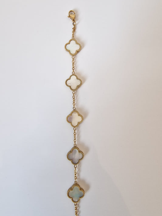 White Premium Charm Bracelet