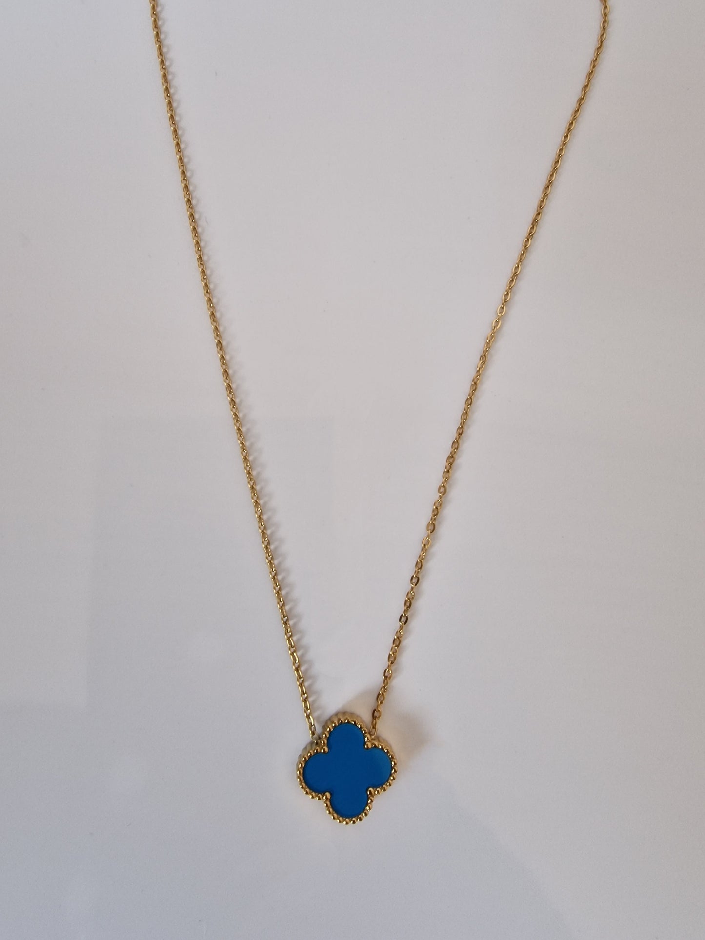 Blue Charm Necklace