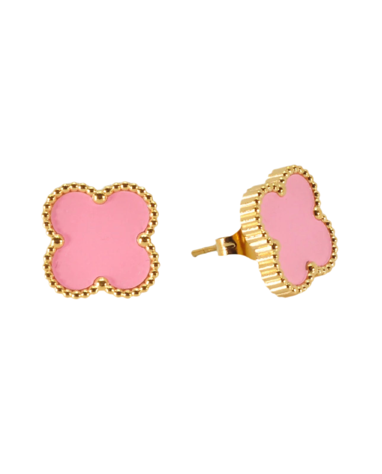 Pink Charm Studs