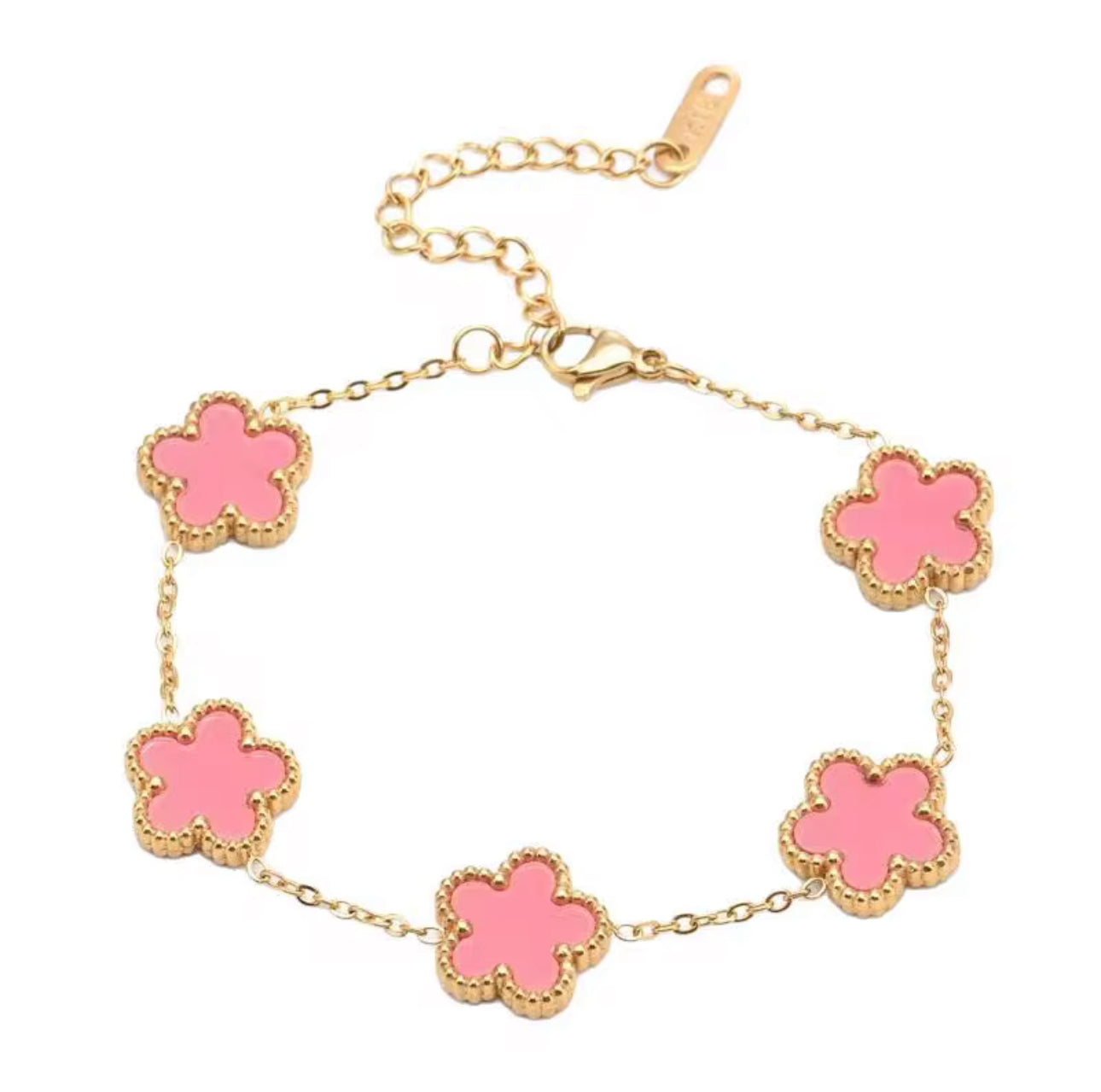 Pink Premium Charm Bracelet