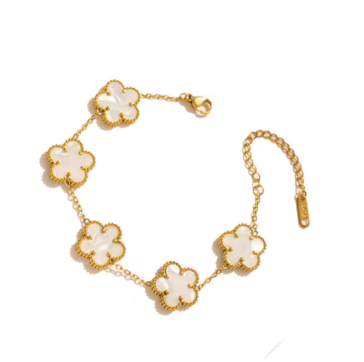 White Premium Charm Bracelet