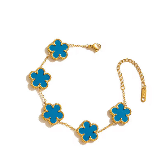 Blue Premium Charm Bracelet