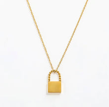 Load image into Gallery viewer, Padlock Necklace
