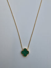 Load image into Gallery viewer, Green charm necklace
