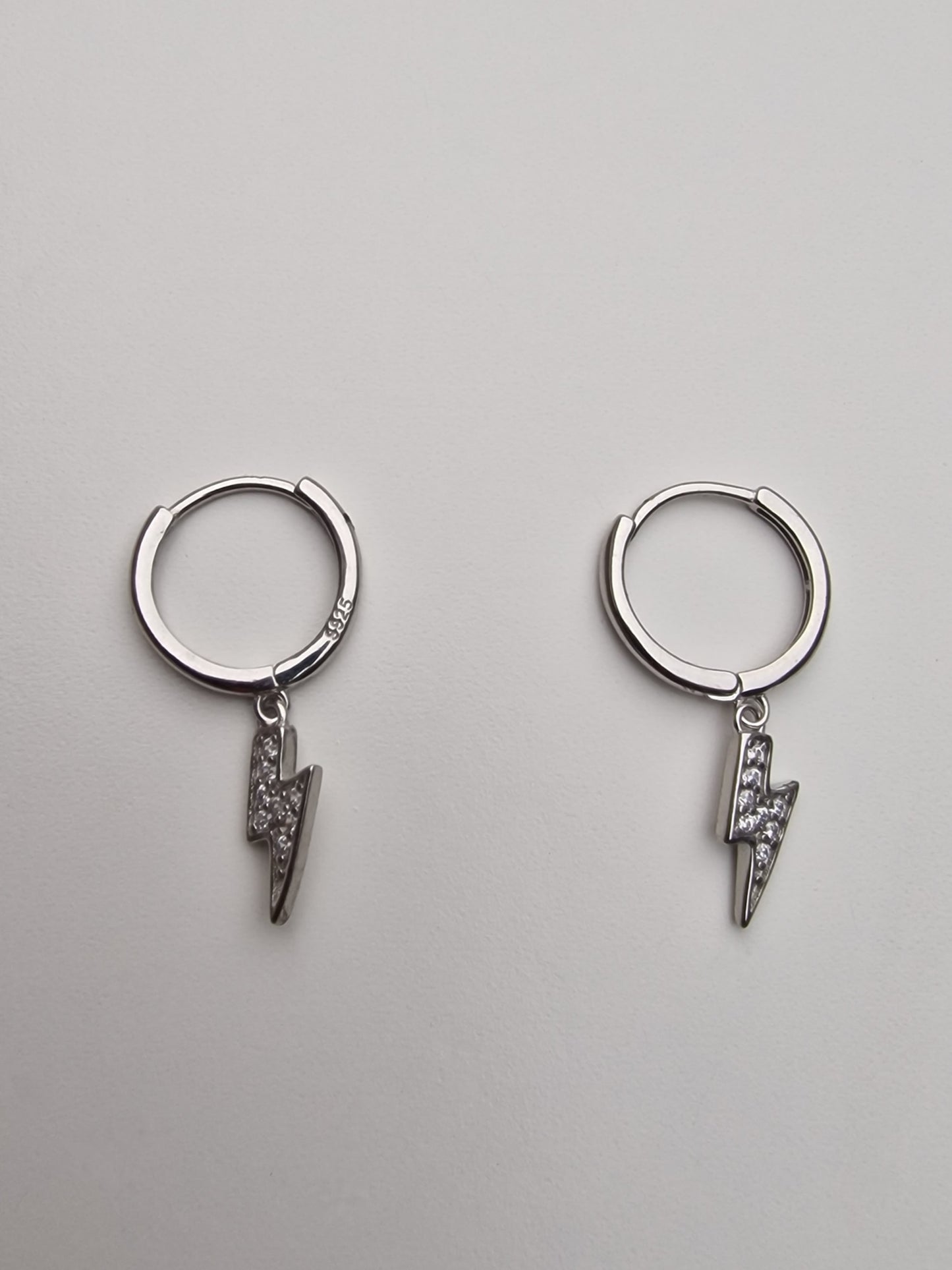 Lightning Huggie Earrings