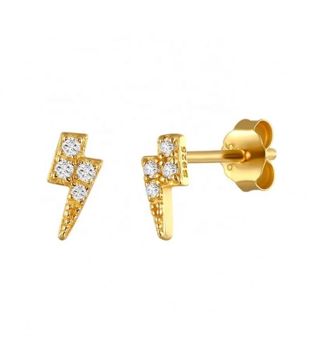 Lightning Stud Earrings